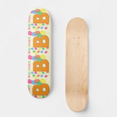 Ballon Letter B Skateboard (Vorderseite)