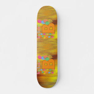 Ballon Letter B Skateboard