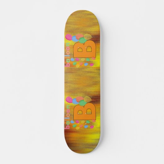 Ballon Letter B Skateboard (Vorne)