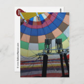 Ballon-Modell Ballon-4 Postkarte (Vorne/Hinten)