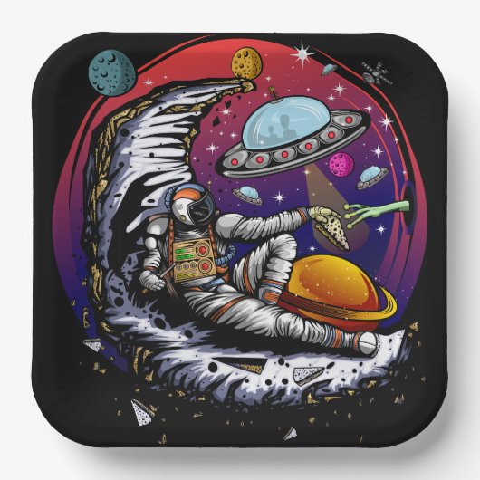 Ballon Pappteller (Vorderseite)