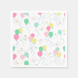 Ballon Party Cocktail Napkins Serviette
