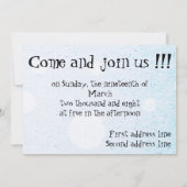 Ballon-Party Einladung (Rückseite)