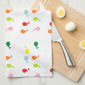 Ballon-Party Geschirrtuch (Viertel Falte)