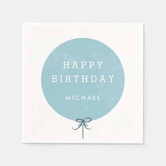 Ballon Party Napkin - Sky Serviette (Vorderseite)