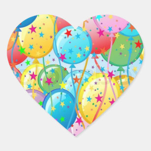 Ballon Party Stickers