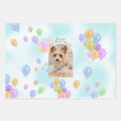 Ballon Pet Dog Geschenkpapier Set (Vorderseite)