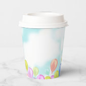 Ballon Pet Dog Pappbecher (Rückseite)