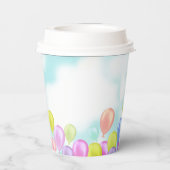 Ballon Pet Dog Pappbecher (Rückseite)