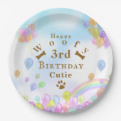 Ballon Pet Dog Pappteller (Vorderseite)