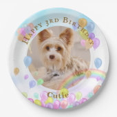 Ballon Pet Dog Pappteller (Vorderseite)