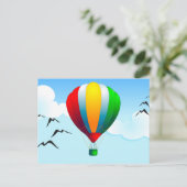 Ballon, Postkarte (Stehend Vorderseite)