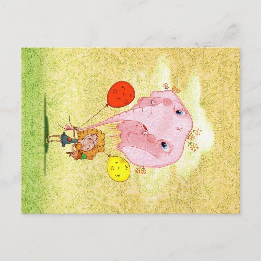 Ballon Postkarte (Vorderseite)