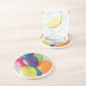 Ballon Sandstein Untersetzer (Seite)