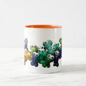 Ballon Scrapples auf einer Tasse (Mittel)