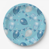 Ballon, Star & Garland Party Teller (Vorderseite)