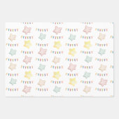 Ballon Stars und Banner Geschenkpapier Set (Vorderseite 3)