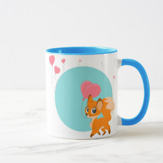 Ballon-Tagesfox-Shirt Tasse