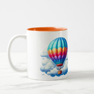 Ballon-Tassen Zweifarbige Tasse