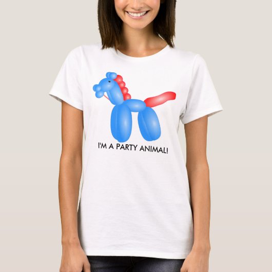 Ballon-Tier-T - Shirt (Vorderseite)