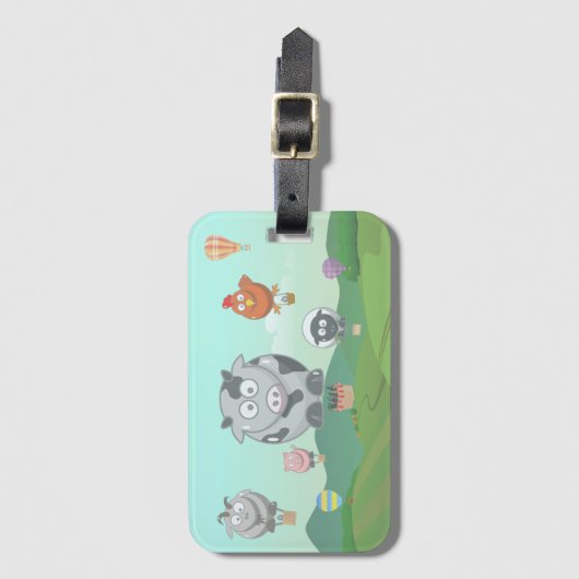 Ballon-Tiere Gepäckanhänger (Vorderseite Vertikal)