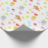 Ballon-Tiere Geschenkpapier (Ecke)