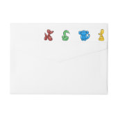 Ballon-Tierentwurf des Spaßes heller für Kinder (Rückseite)