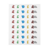 Ballon-Tierentwurf des Spaßes heller für Kinder (Bogen)