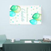 Ballon-vertikale Geburtstags-Fahne Banner (Messeveranstaltung)