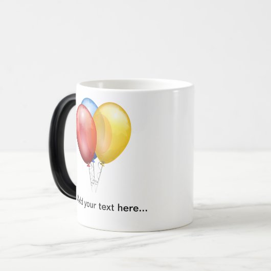Ballon-verwandelnde Tasse (Vorderseite Links)