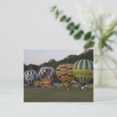 Ballon Vier in Folge Postkarte (Stehend Vorderseite)