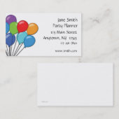 Ballon-Visitenkarte Visitenkarte (Vorne/Hinten)