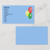 Ballon-Visitenkarten Visitenkarte (Vorne/Hinten)