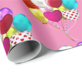 Ballon Wrapping Paper Geschenkpapier (Rolleneckpunkt)