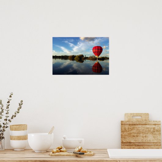 Ballonansicht Poster (Küche)