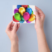 Ballonballons personalisieren Anniversalen Flyer (Gruppe)