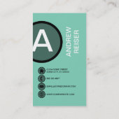 Ballonblase Mod Visitenkarte (Rückseite)