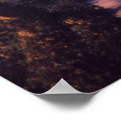 Ballonblick bei Sonnenaufgang Poster (Ecke)