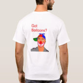 Ballonclown mik mak T-Shirt (Rückseite)