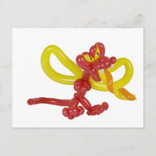 Ballondrache Postkarte