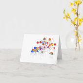 Ballone Karte (Gelbe Blume)