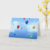 Ballone Karte (Gelbe Blume)