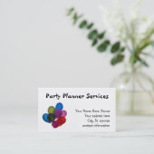 Ballone, Party-Planer-Dienstleistungen, Visitenkarte (Stehend Vorderseite)