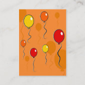 Ballone, Visitenkarte (Rückseite)