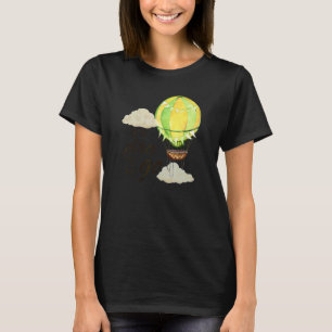 Ballonfahrt Motivationszitat Heißluftballon Ai T-Shirt