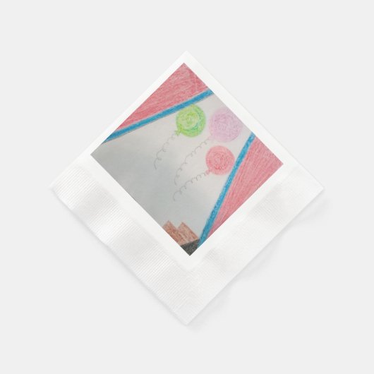 Ballonfeier heute serviette (Ecke)