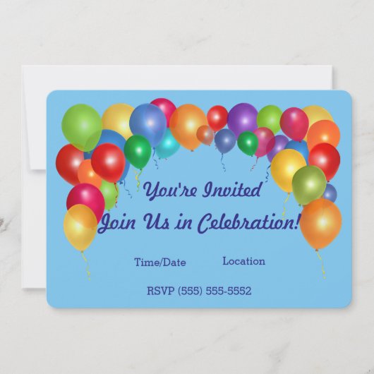 Ballonfest Einladung (Vorderseite)