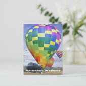 Ballonfeuer 1 postkarte (Stehend Vorderseite)