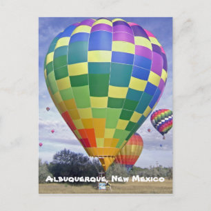 Ballonfeuer 1 postkarte