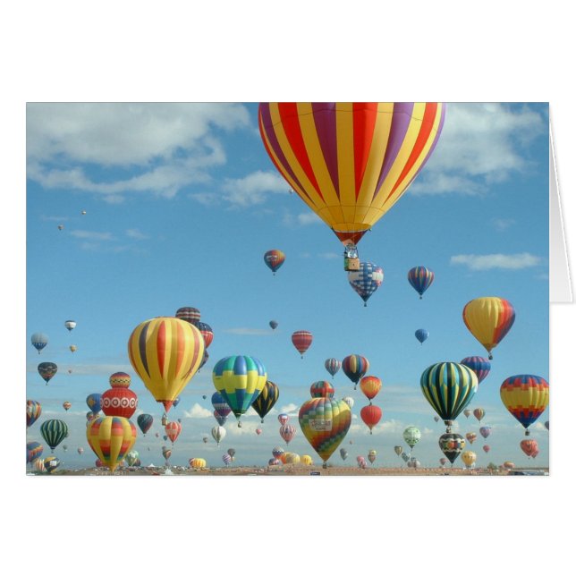 Ballonfiesta am Himmel (Vorderseite (Horizontal))